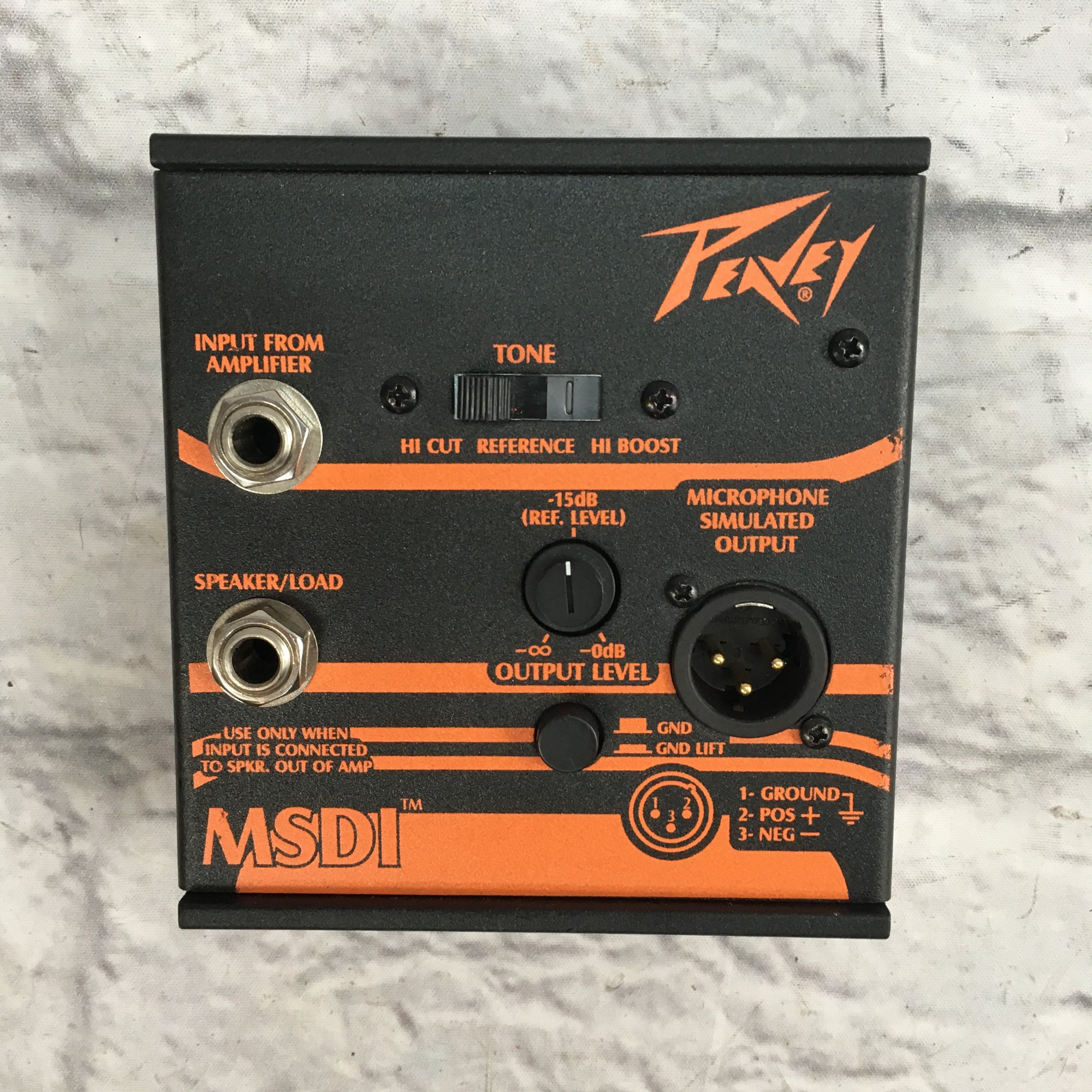 Peavey MSDI Microphone Simulated Direct Interface
