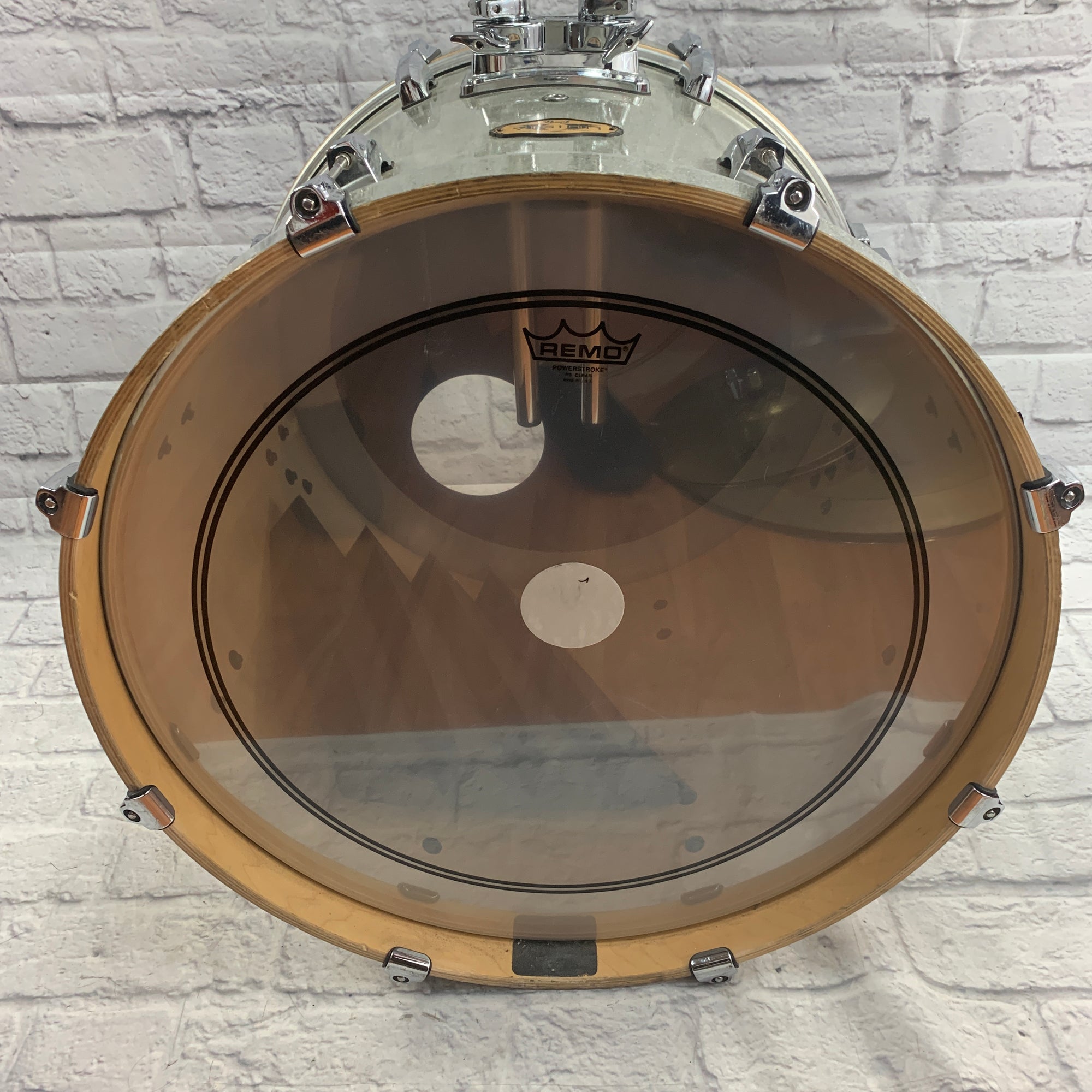 Pearl Vision Silver Sparkle 4 Piece Drum Kit