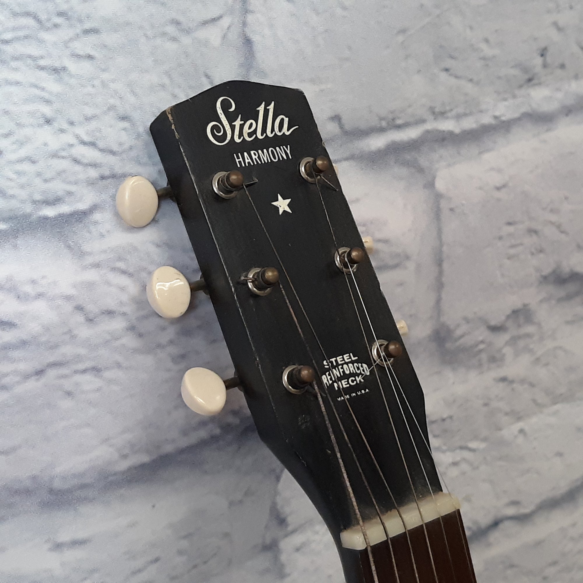 Harmony Stella acoustic guitar with original case