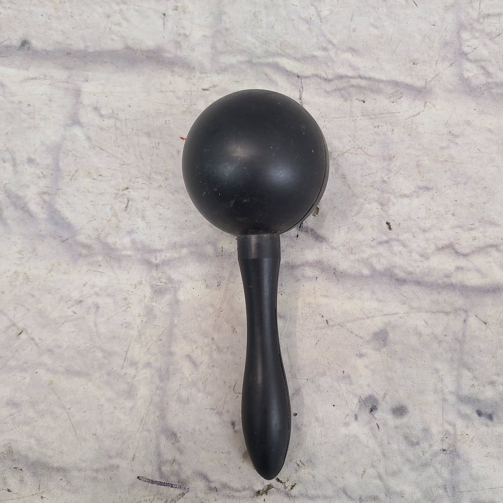 Single Black Plastic Maraca/ Shaker