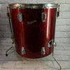 Vintage Early 60s Rogers Holiday Red Sparkle 3pc Drum Kit 20/16/12 Cleveland Era