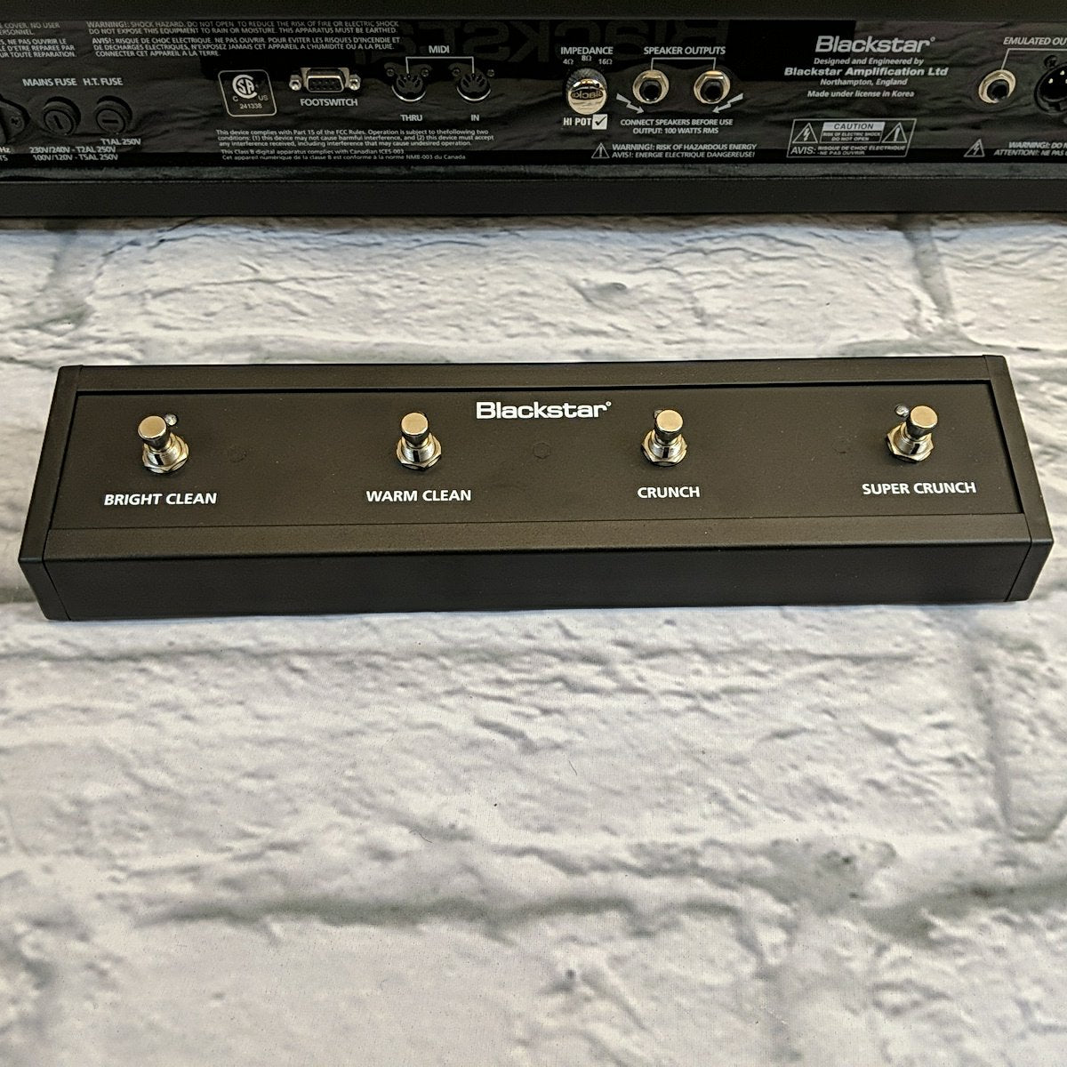 Blackstar Series 100 Guitar Amplifier Head w/ Footswitch