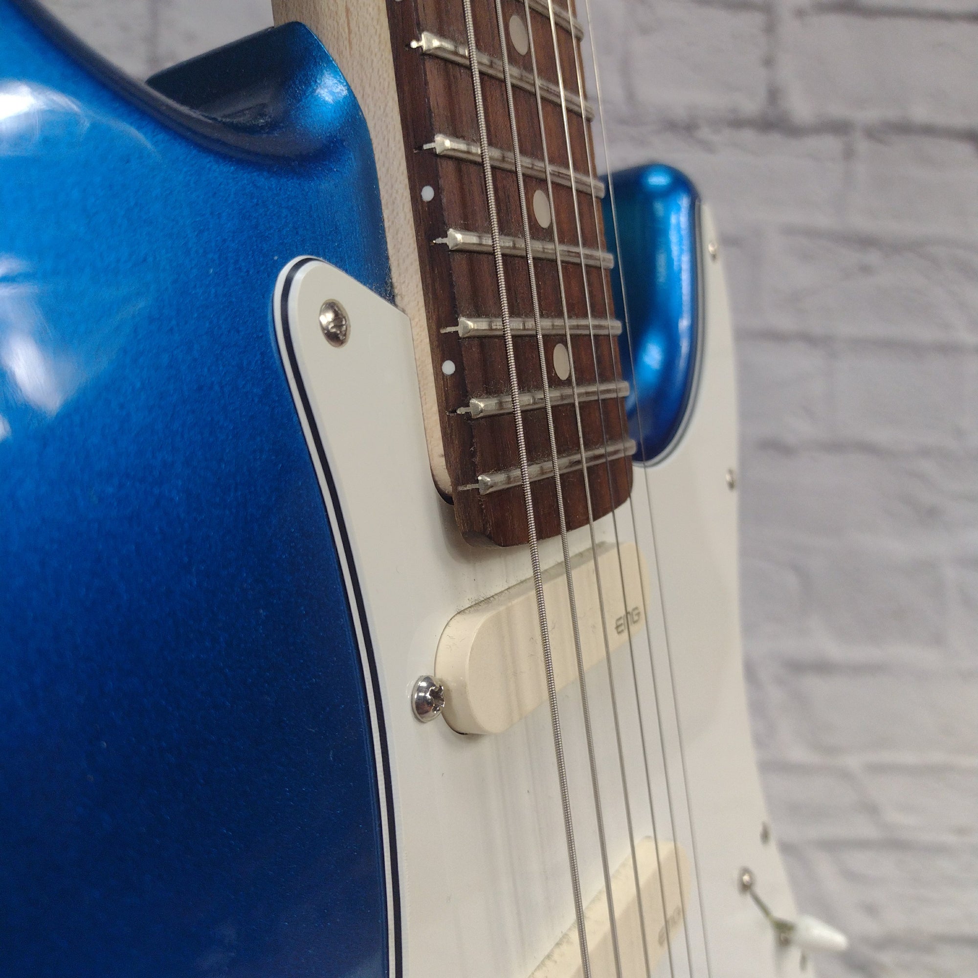 Gatto Strat Style Candy Blue EMG Electric Guitar