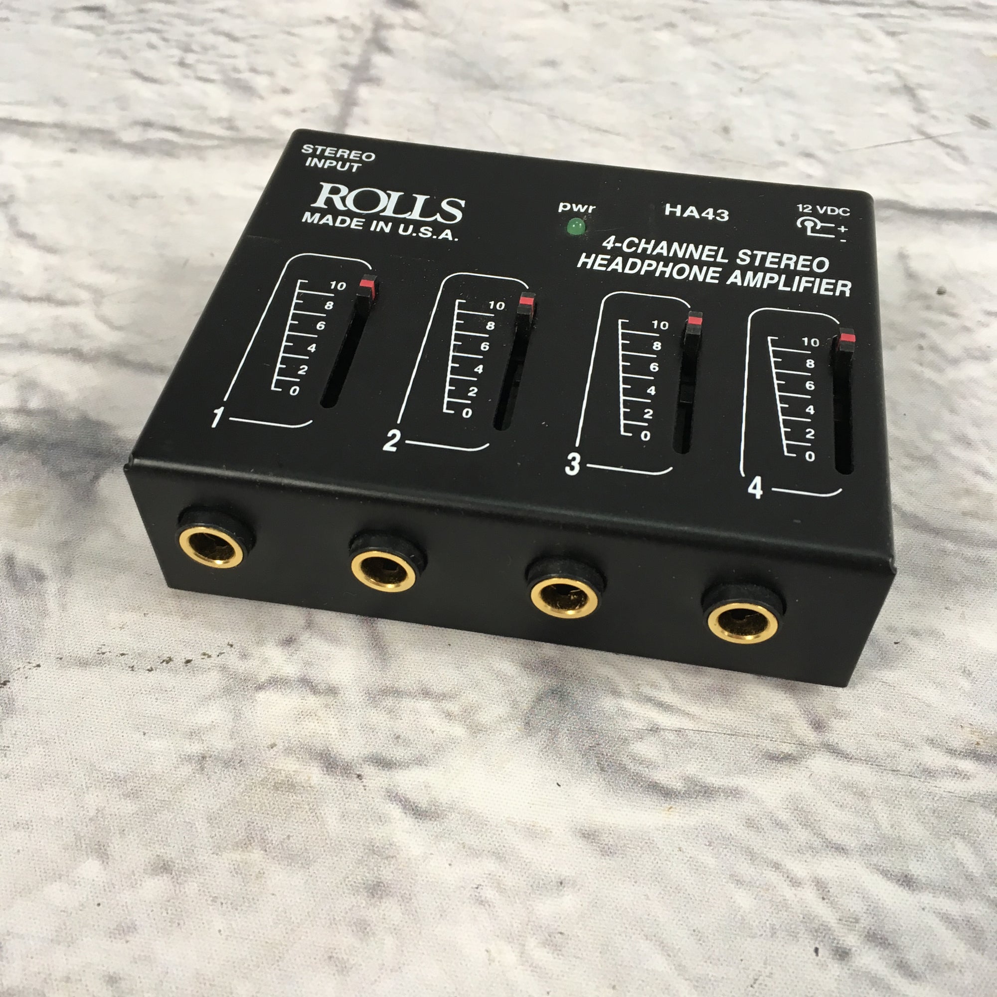 Rolls HA43 4-Channel Stereo Headphone Amplifier