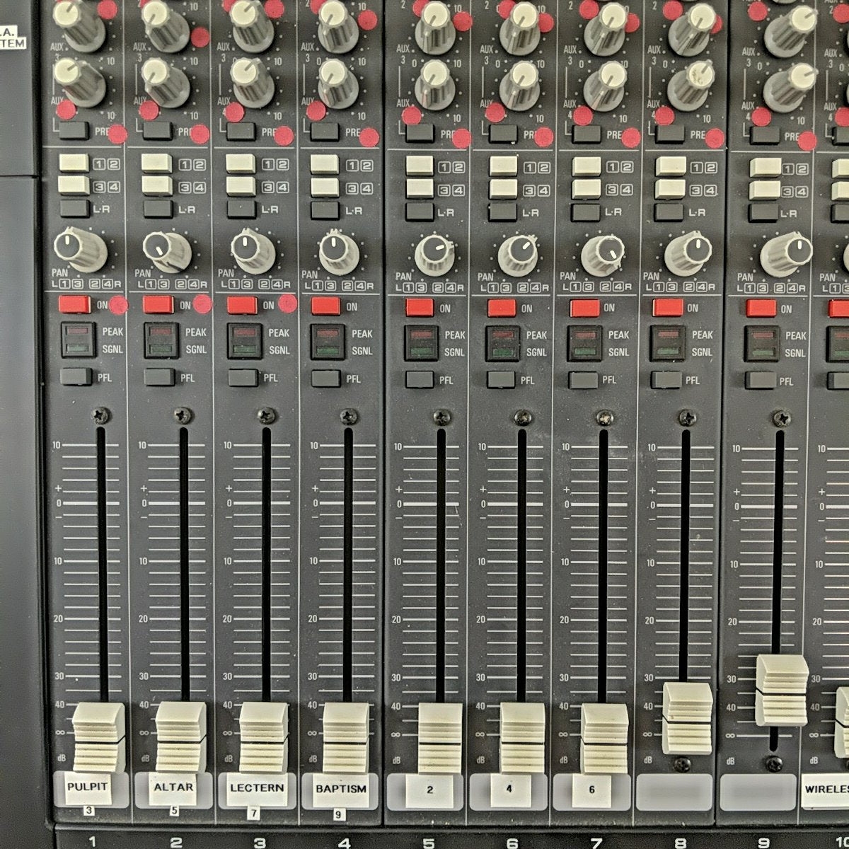 Ramsa WR-S4416 16-Channel 4-Bus Console Mixer