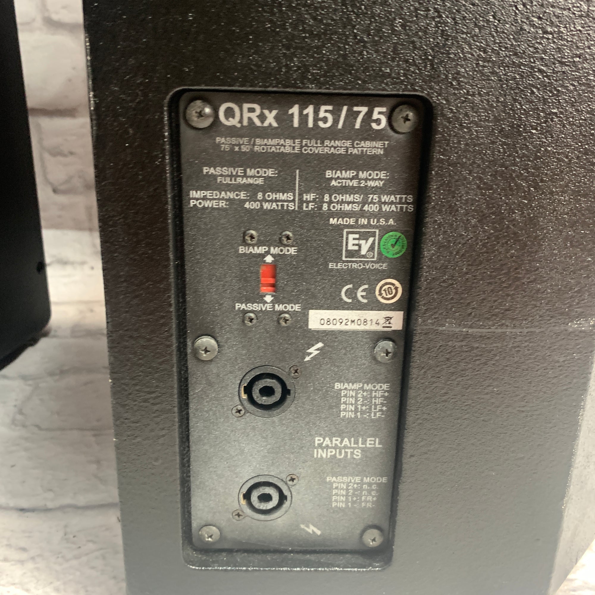 Electro-Voice QRX115/75 Passive Speaker Pair - Evolution Music