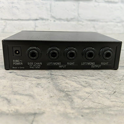 Alesis NanoCompressor RMS / Peak Stereo Compressor / Limiter w/ Power Supply