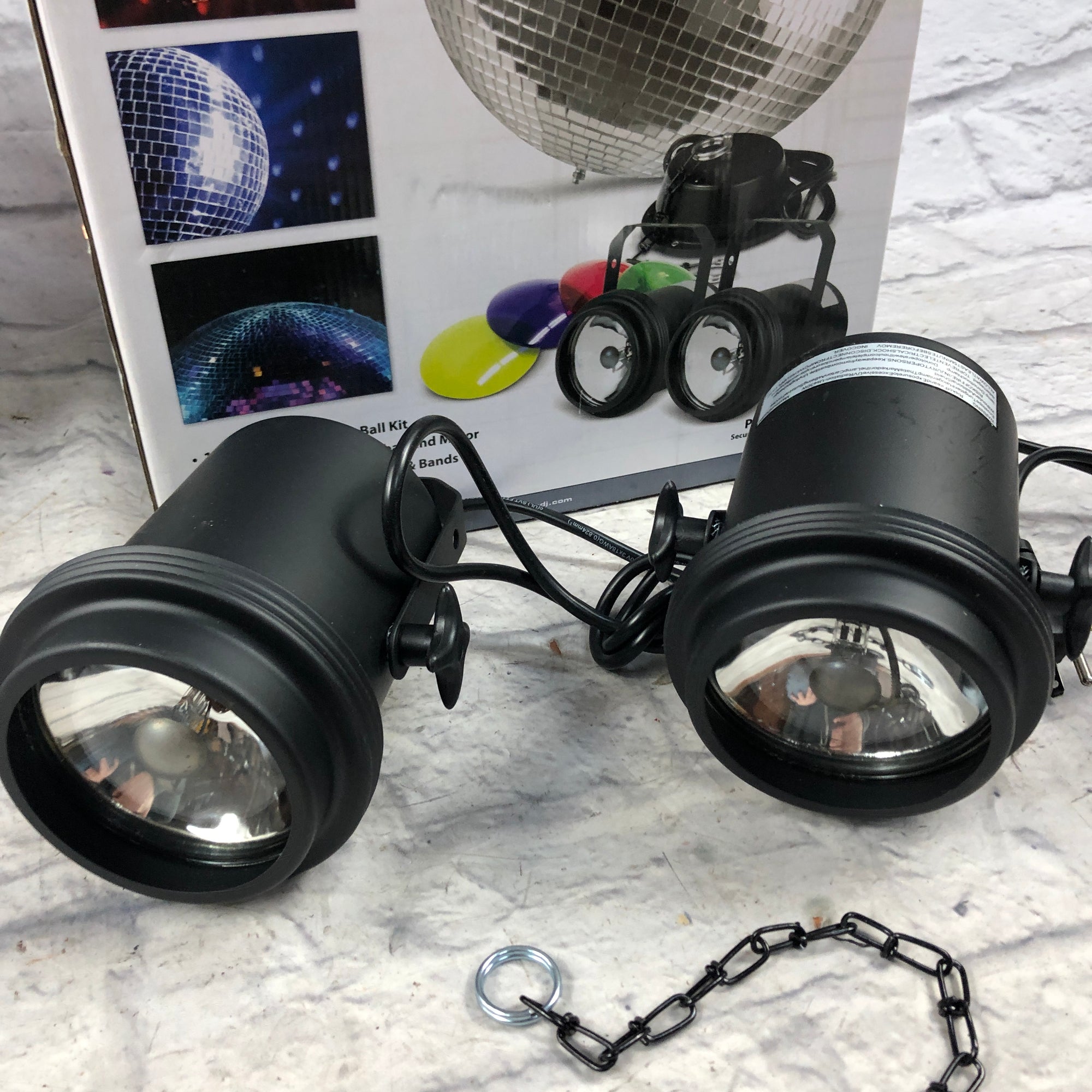 ADJ M502L Mirror Ball Light Package