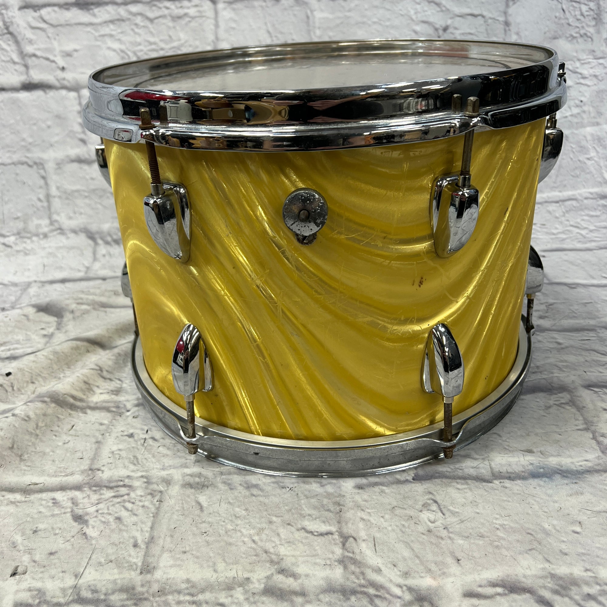 Slingerland 1968 13x9 Satin Yellow Flame Tom