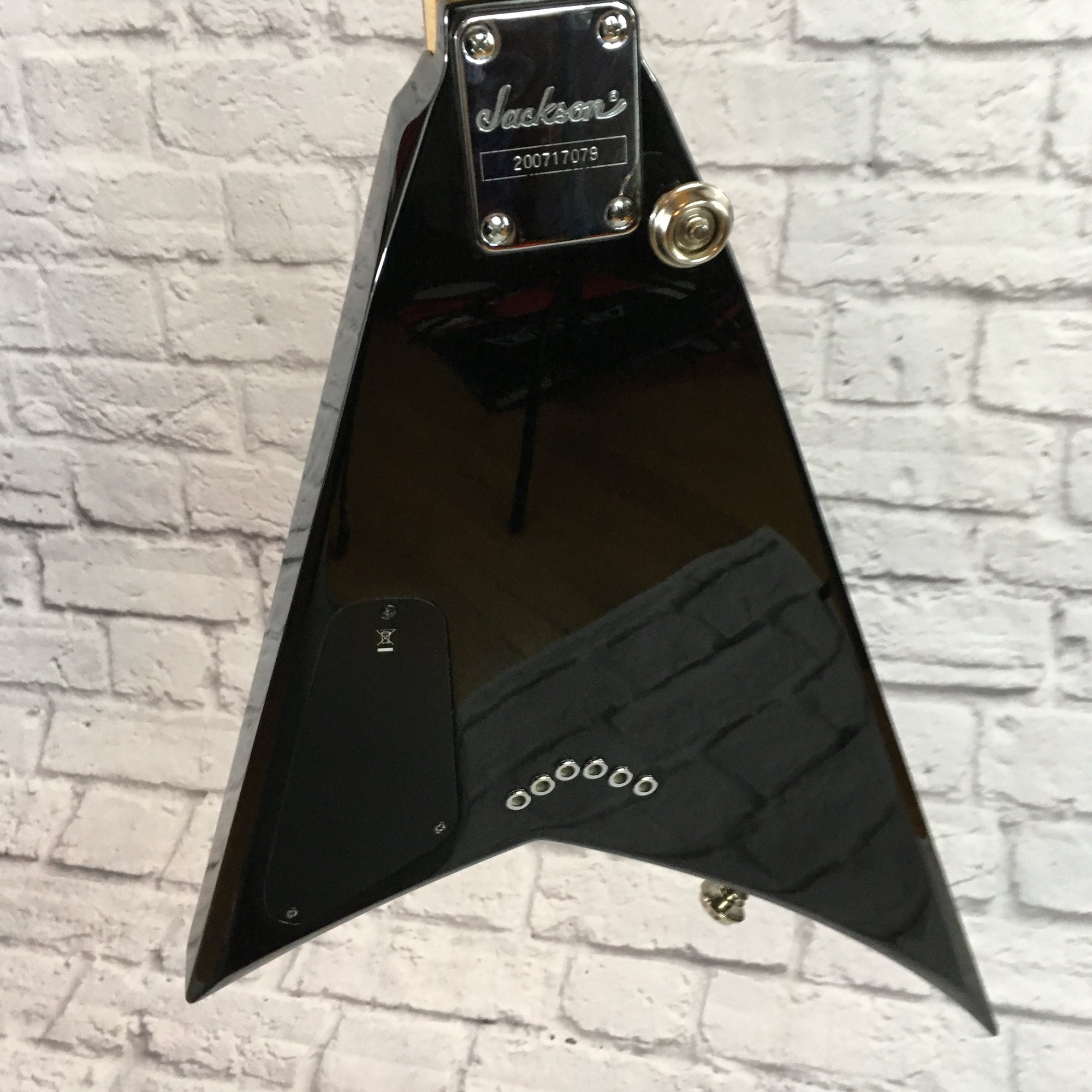 Jackson Rhodes V Black Electric Guitar