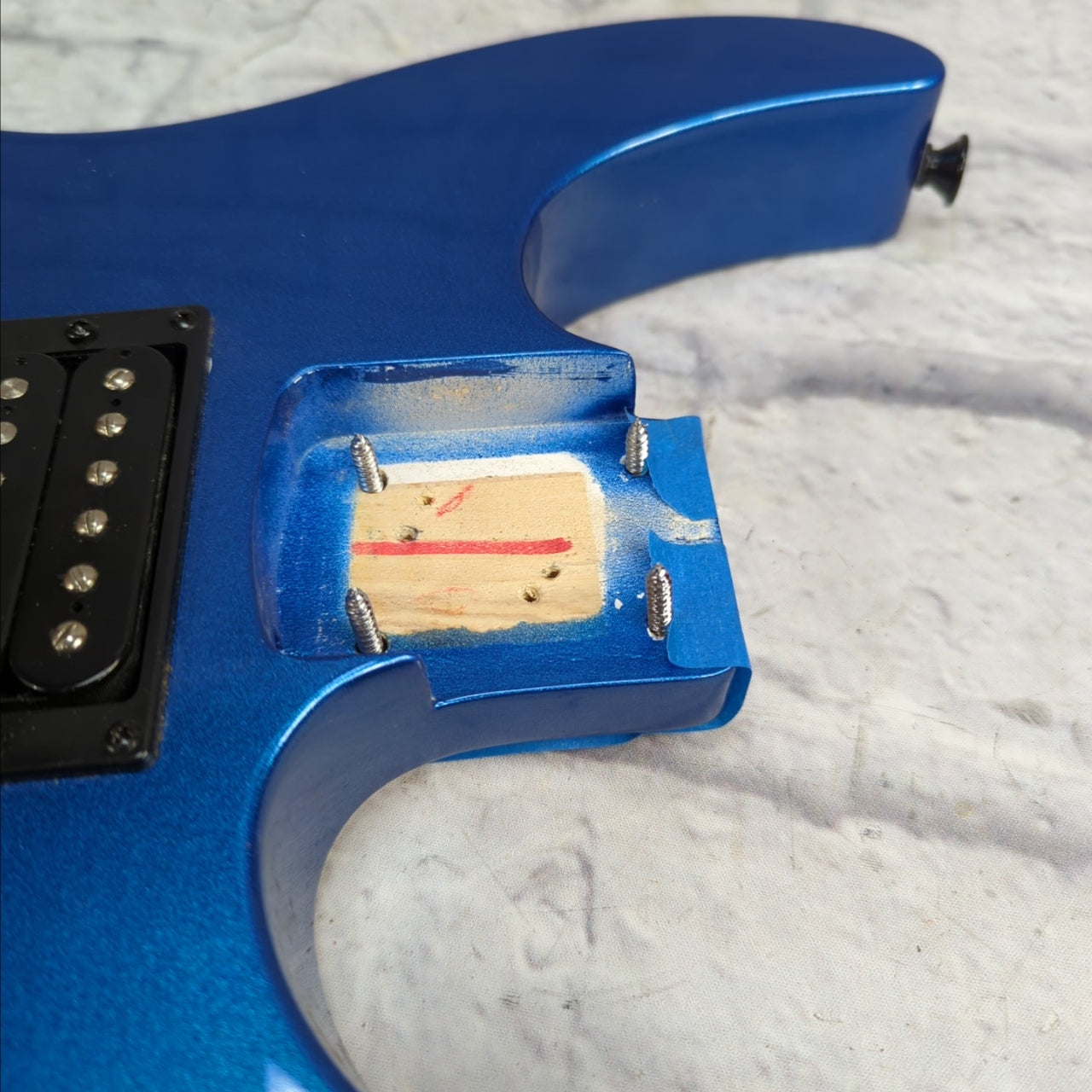 Jackson Loaded Body JS Series Dinky Flat Top JS22 Metallic Blue
