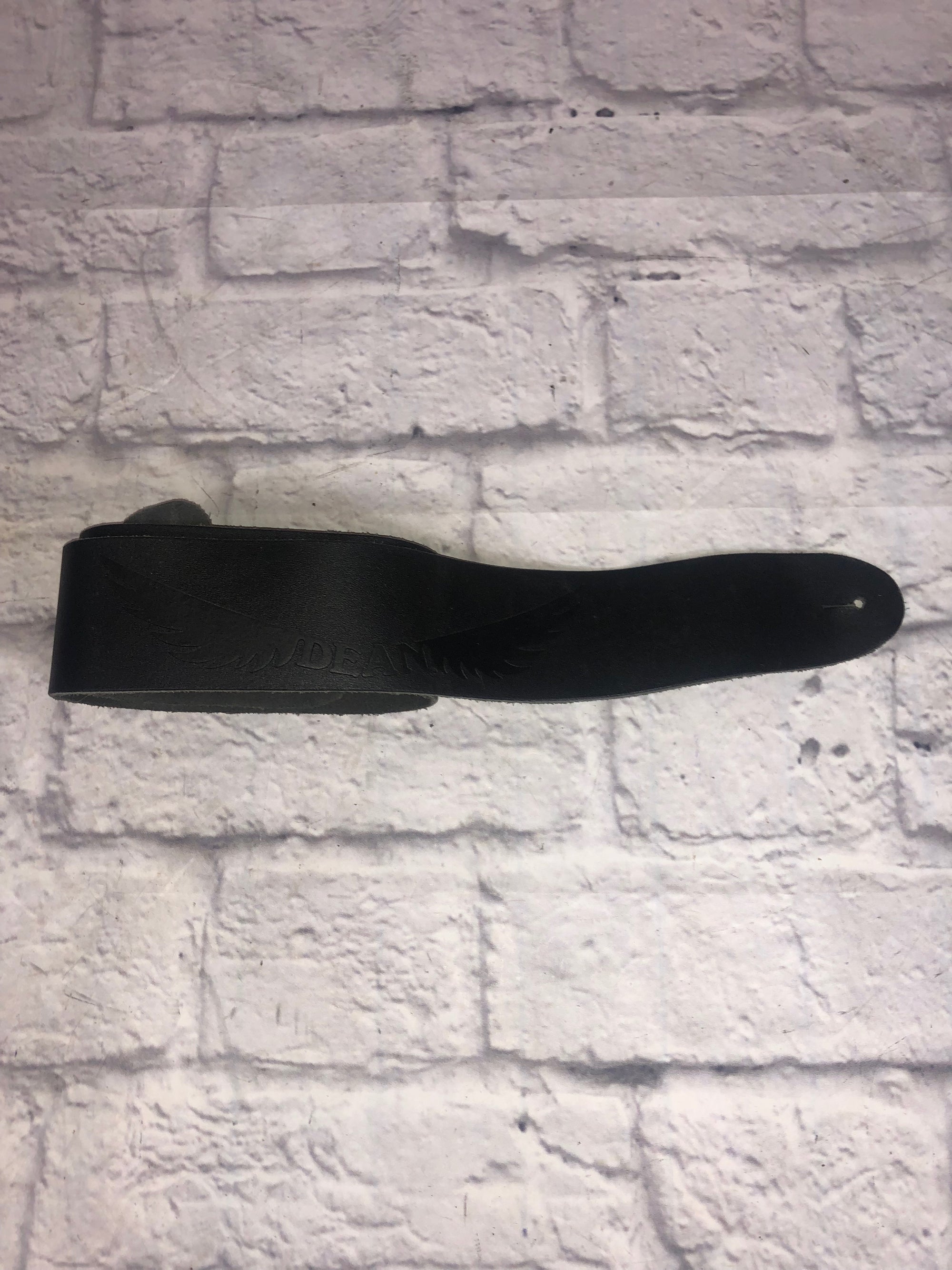 Dean Leather Guitar Strap Black