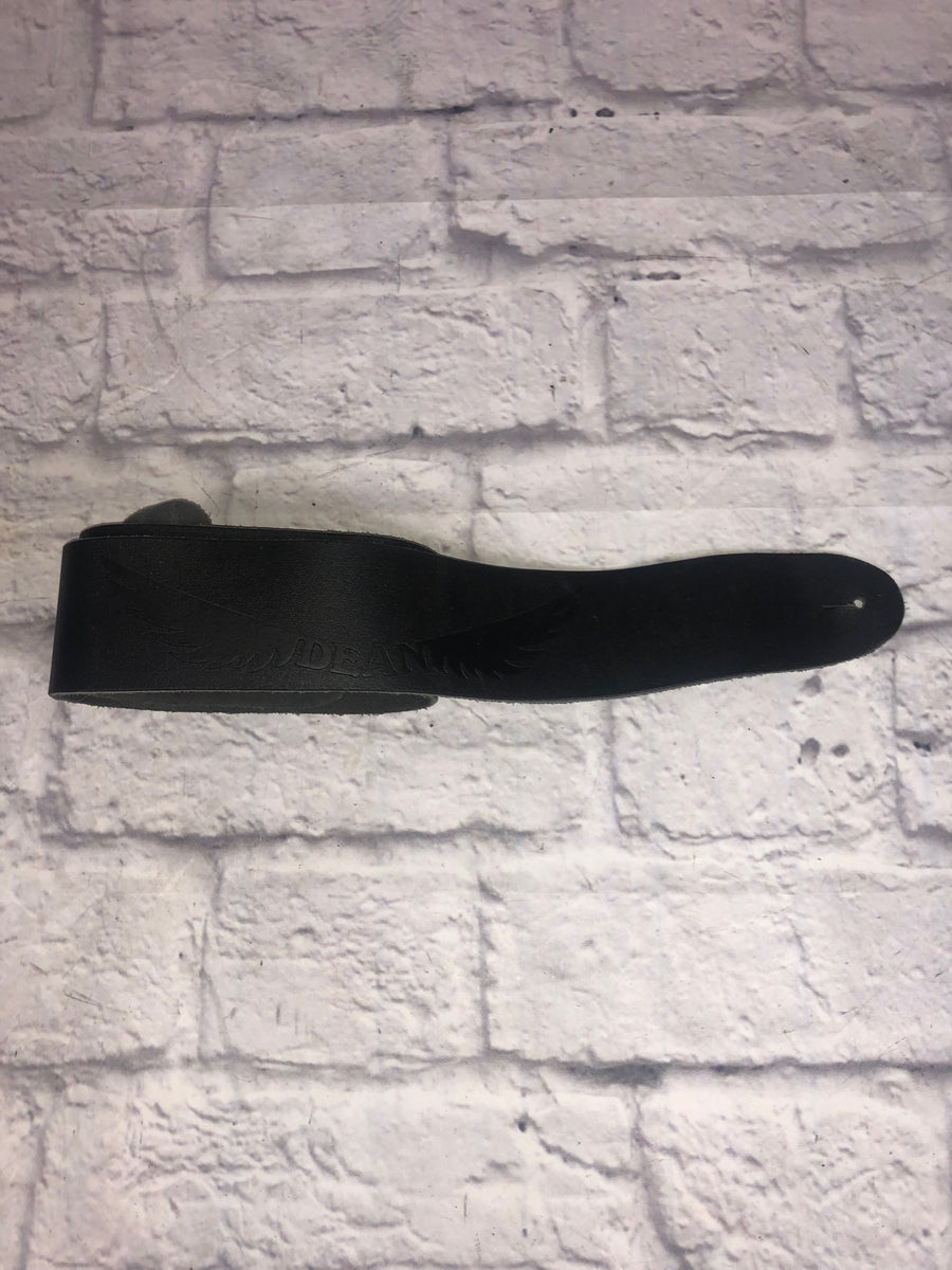 Dean Leather Guitar Strap Black