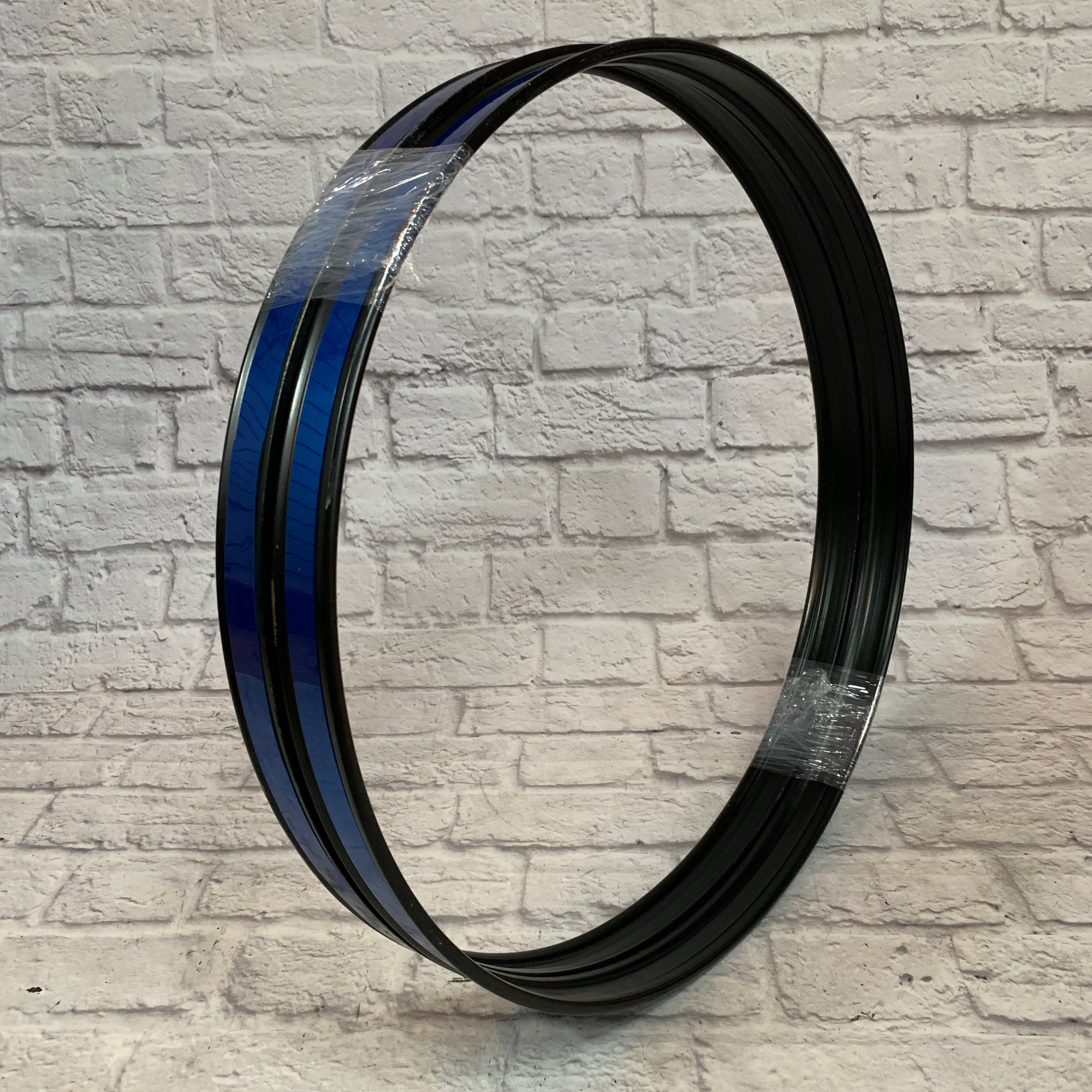22" Bass Drum Hoop (Pair) Blue & Black