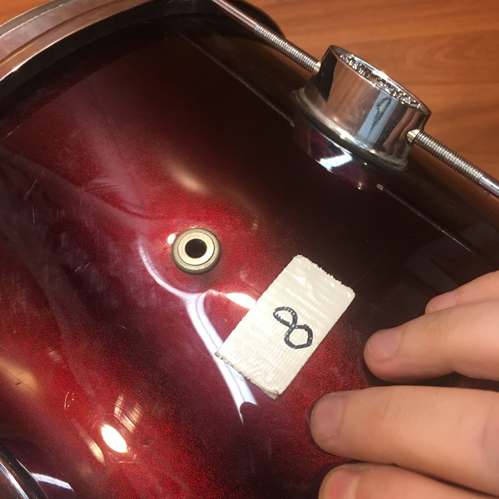 Custom Made 12" Electric Drum Trigger (Sold as-is)