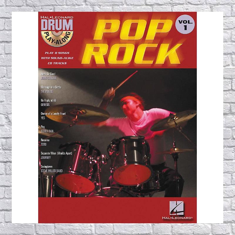 Hal Leonard Pop Rock Drum Play-Along Volume 1 Book with CD