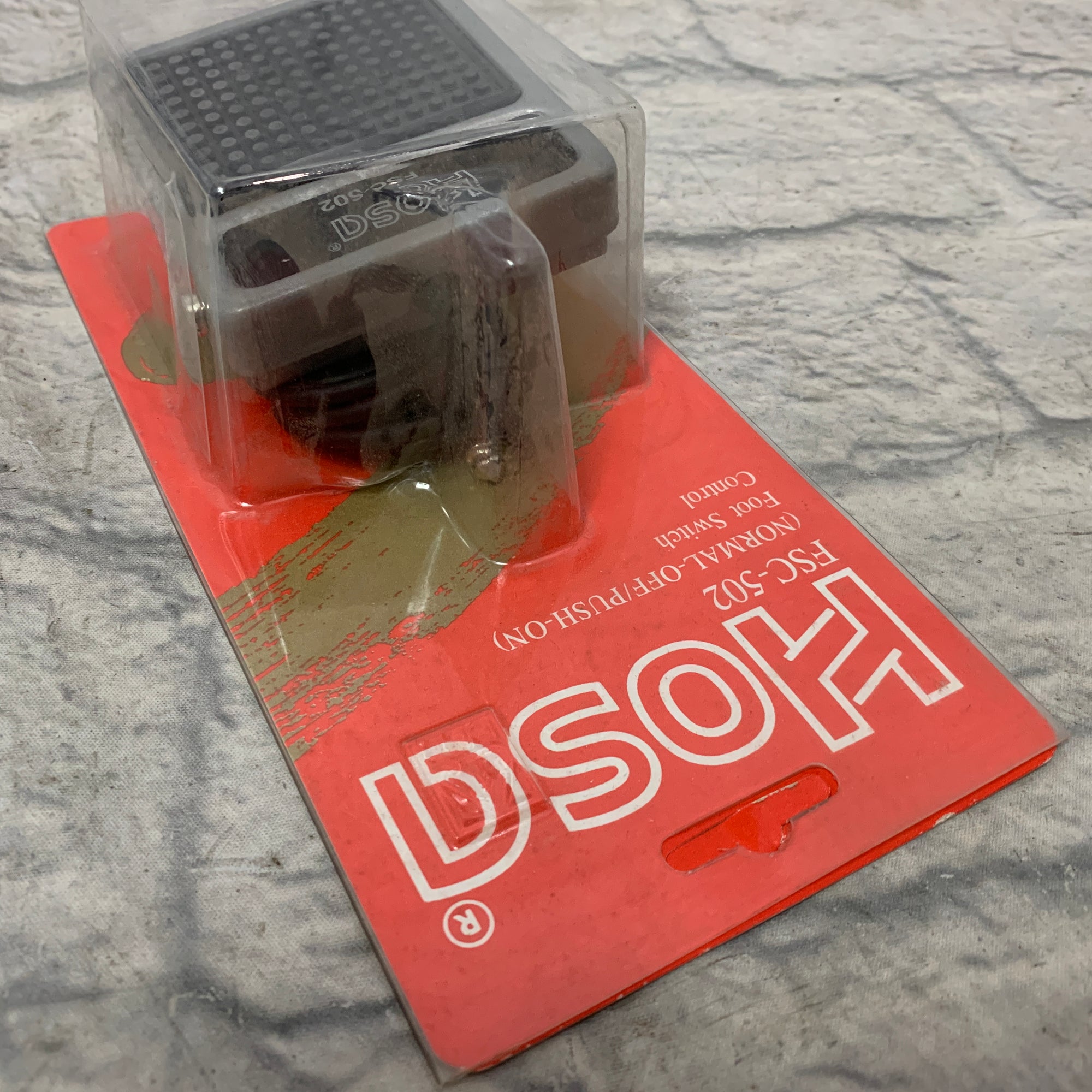 Hosa FSC-502 FSC502 Normal Off Push On Footswitch