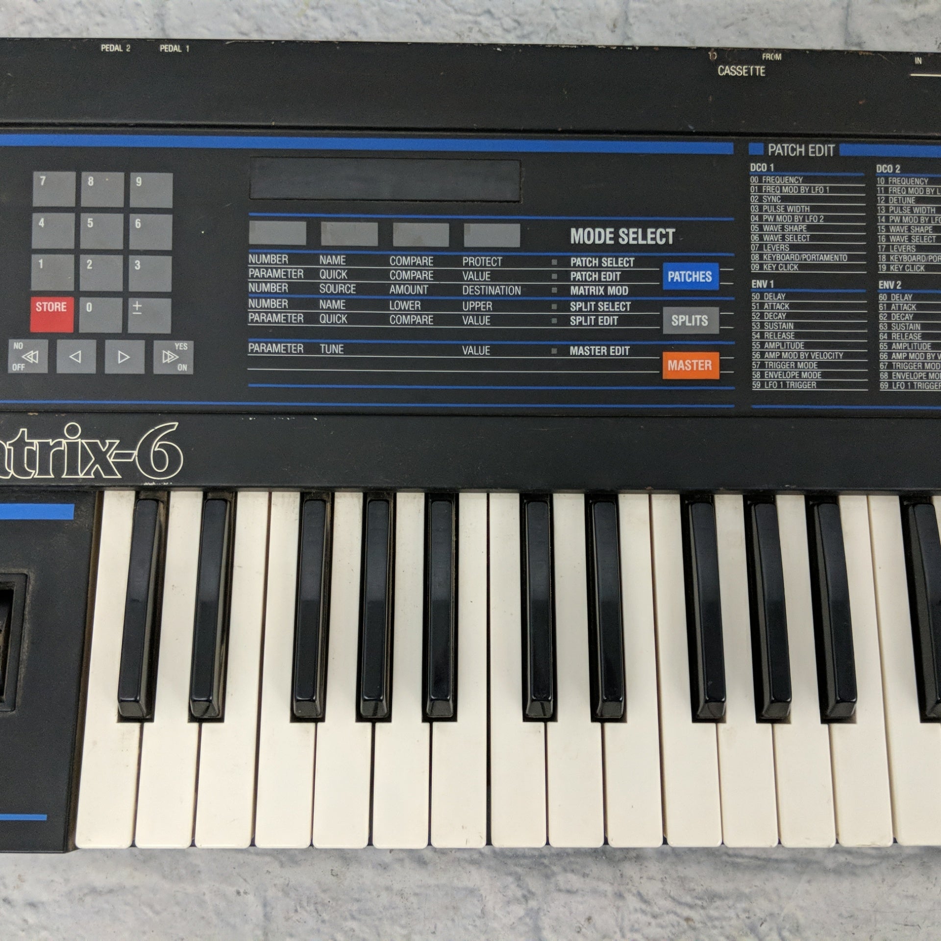 Vintage Oberheim Matrix 6 1980s Synth