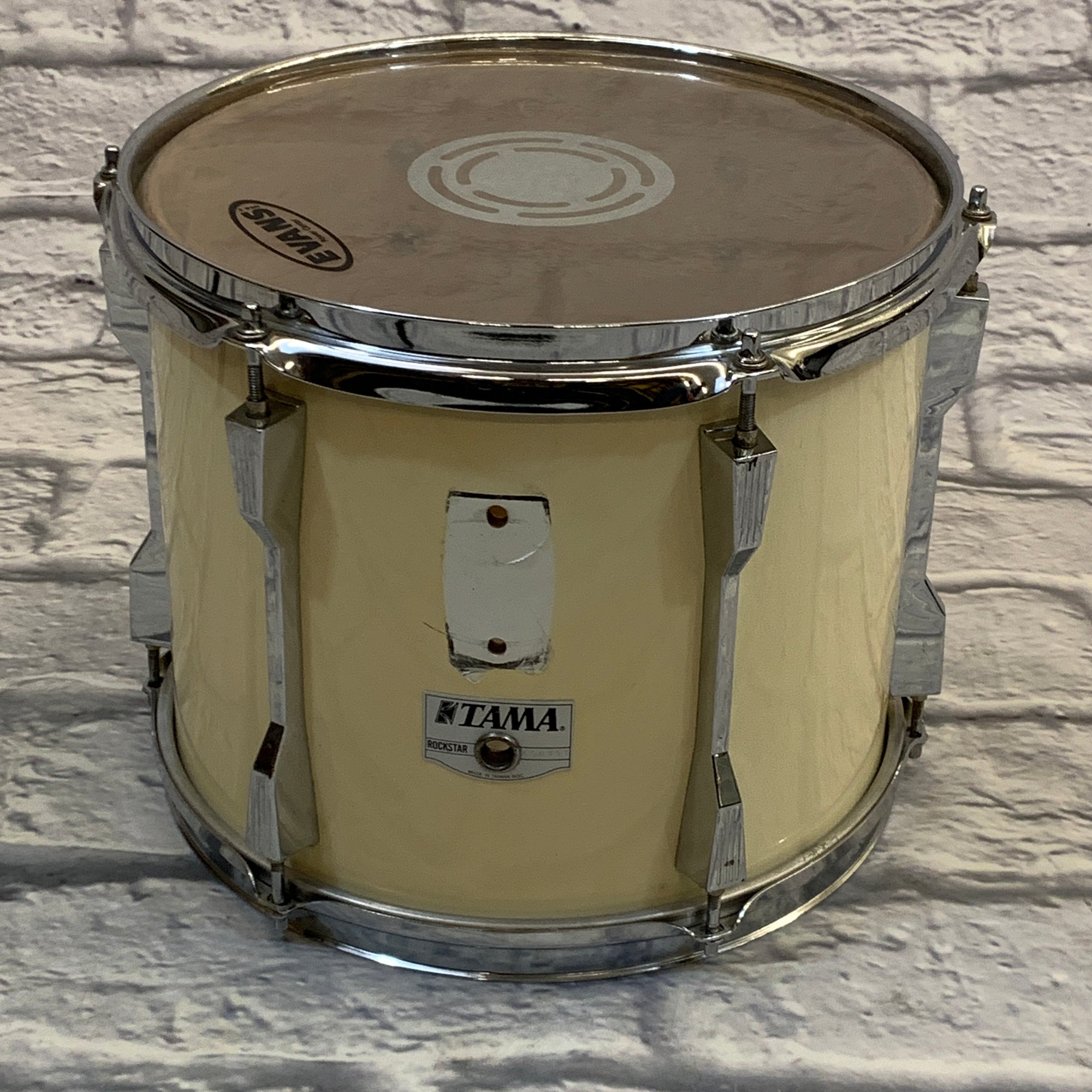 Tama Rockstar 12" Rack Tom Aged White