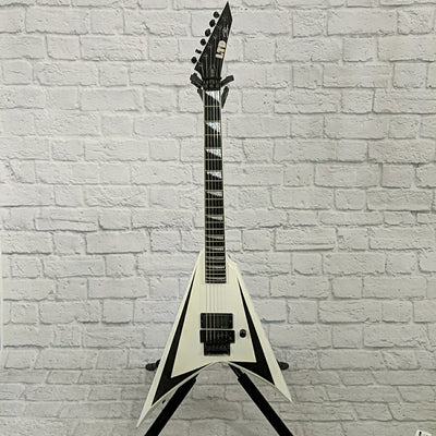 ESP LTD ALEXI-600 Alexi Laiho Electric Guitar - White With Black Pinstripe