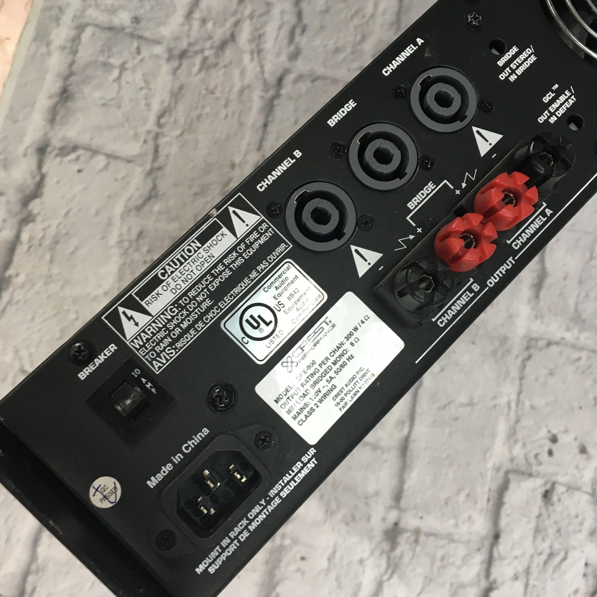 Crest Audio CPX-900 Power Amp