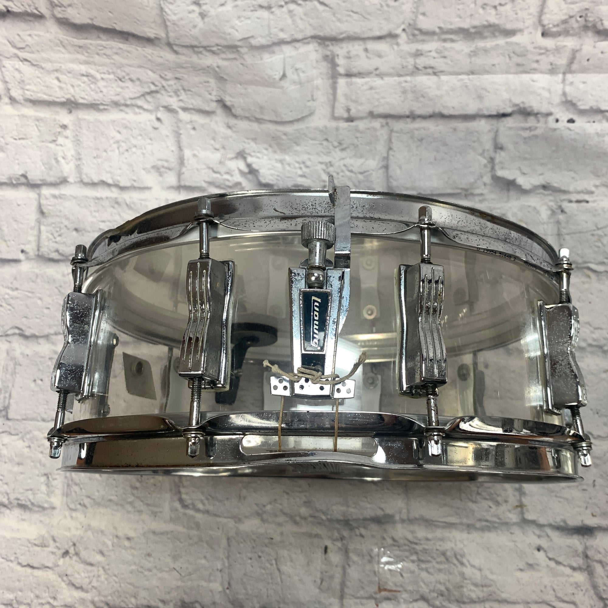 Vintage Ludwig 5pc Vistalite Clear Drum Set AS IS