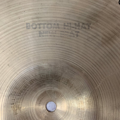 Vintage Zildjian Avedis New Beat 14 Hi Hat Cymbal Pair