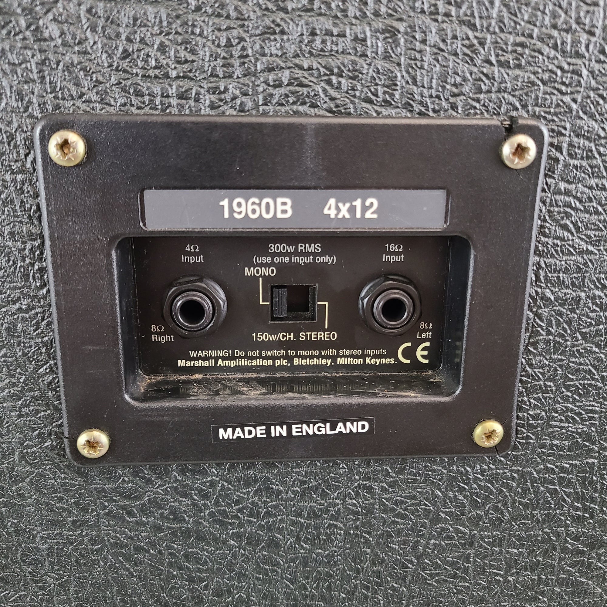 Marshall 1960B Straight (JCM900) 4x12 Guitar Cab