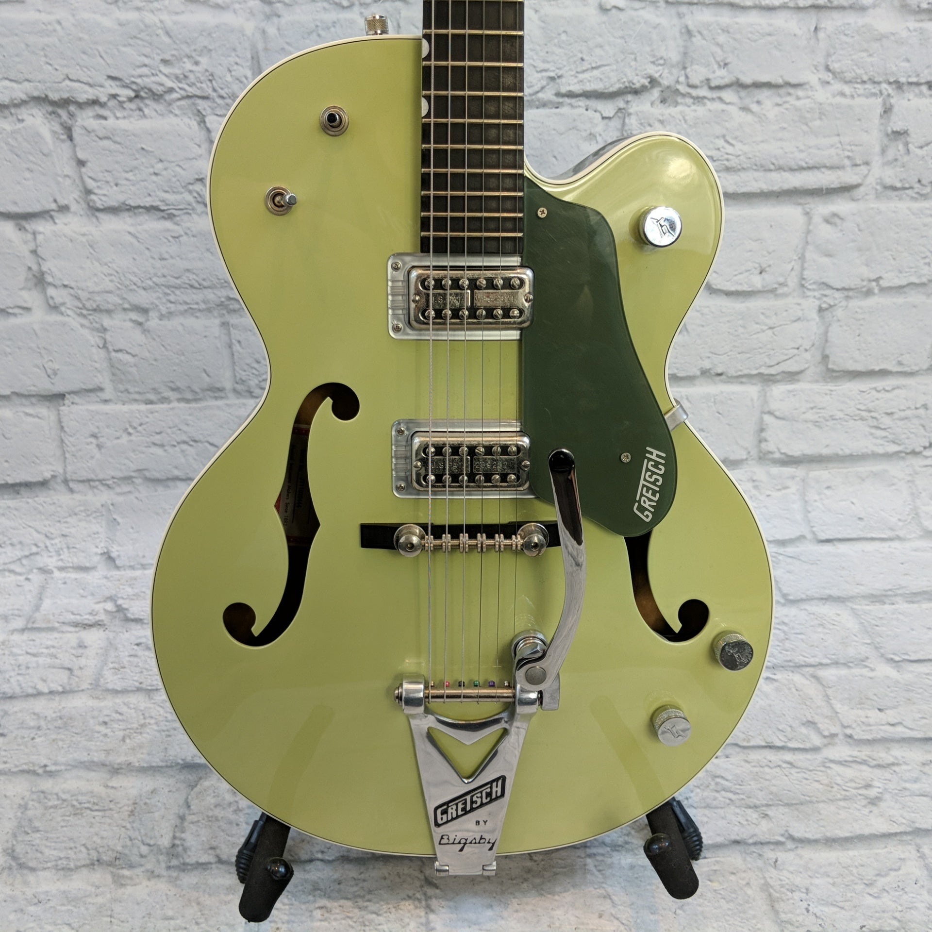 Gretsch G6118T Anniversary w/ Bigsby Hollowbody 2-Tone Smoke Green 2011