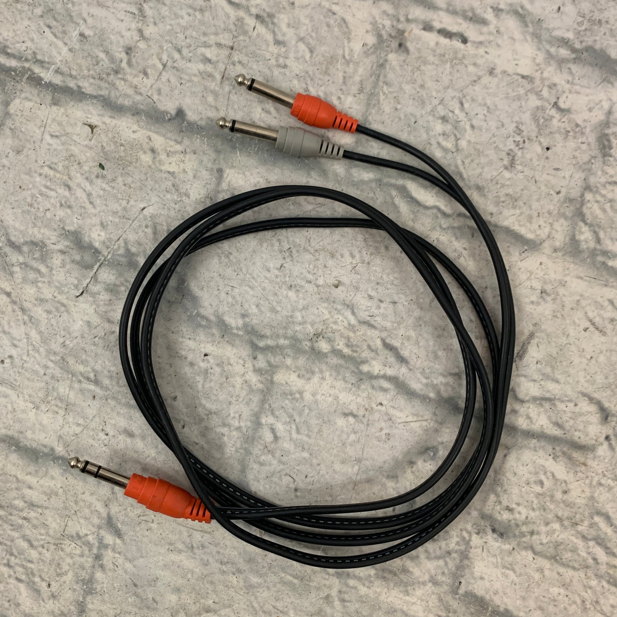 Hosa Insert Cable 1/4" TRS to Dual TS 6ft