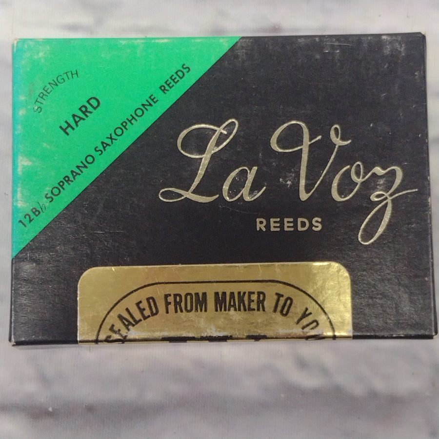 La Voz 12 Hard Strength Bb Soprano Saxophone Reeds