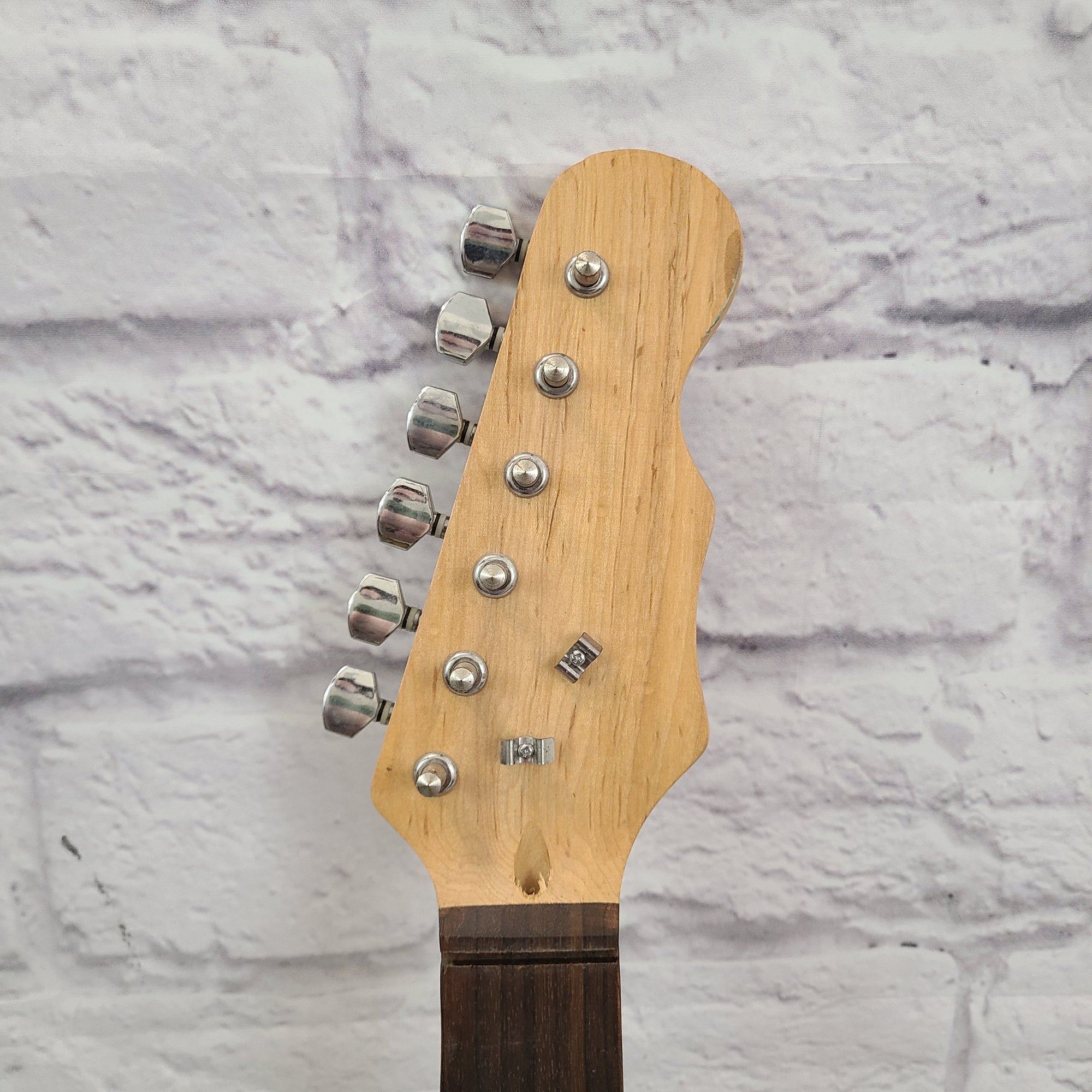 Unknown Rosewood Fretboard Guitar Neck with Tuning Machines