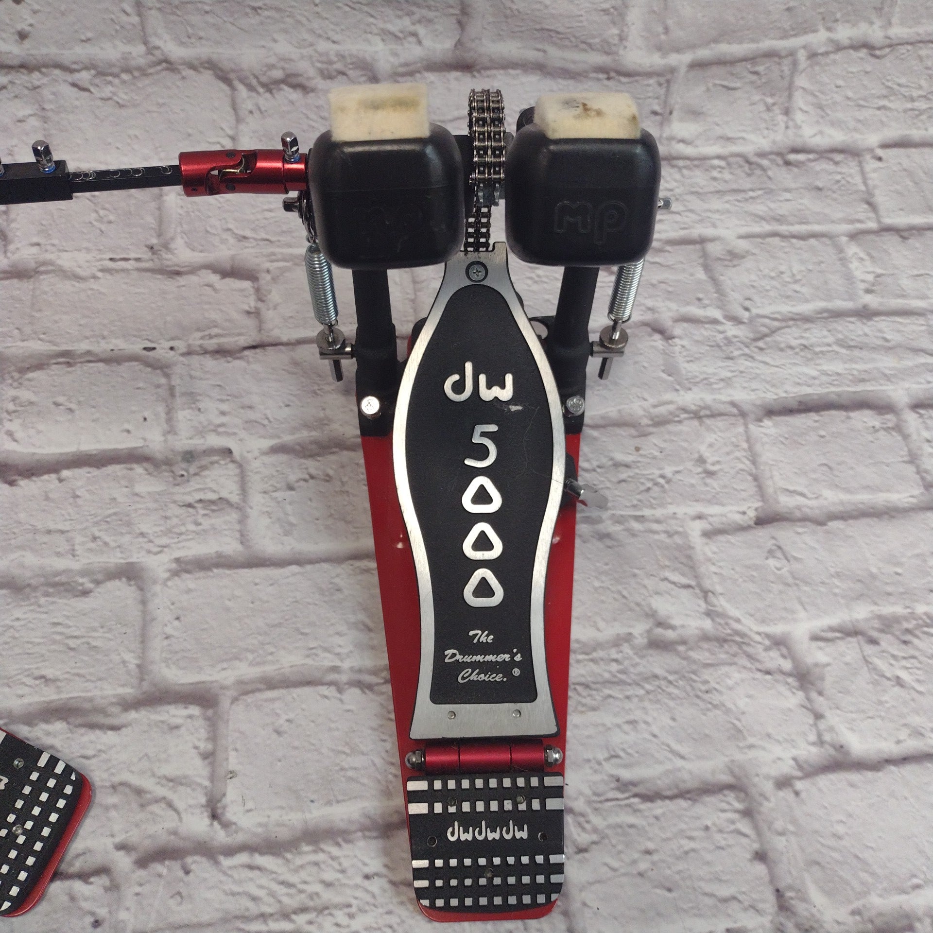 DW 5000 Double Kick Pedal with Case