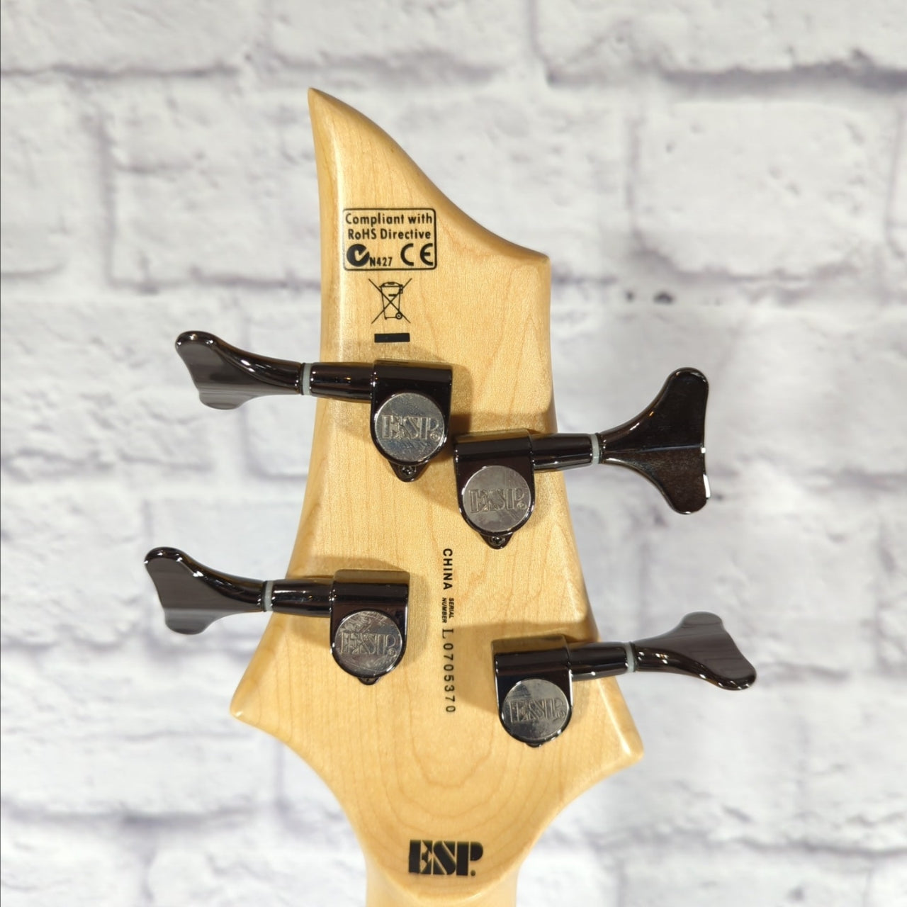 LTD B-50 4 String Bass Guitar - Black