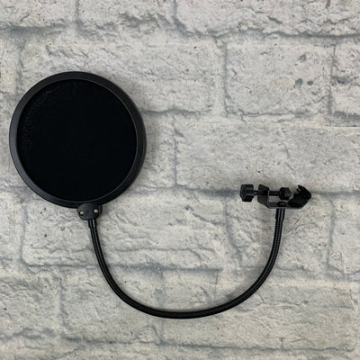 Black Clamp-On Pop Filter
