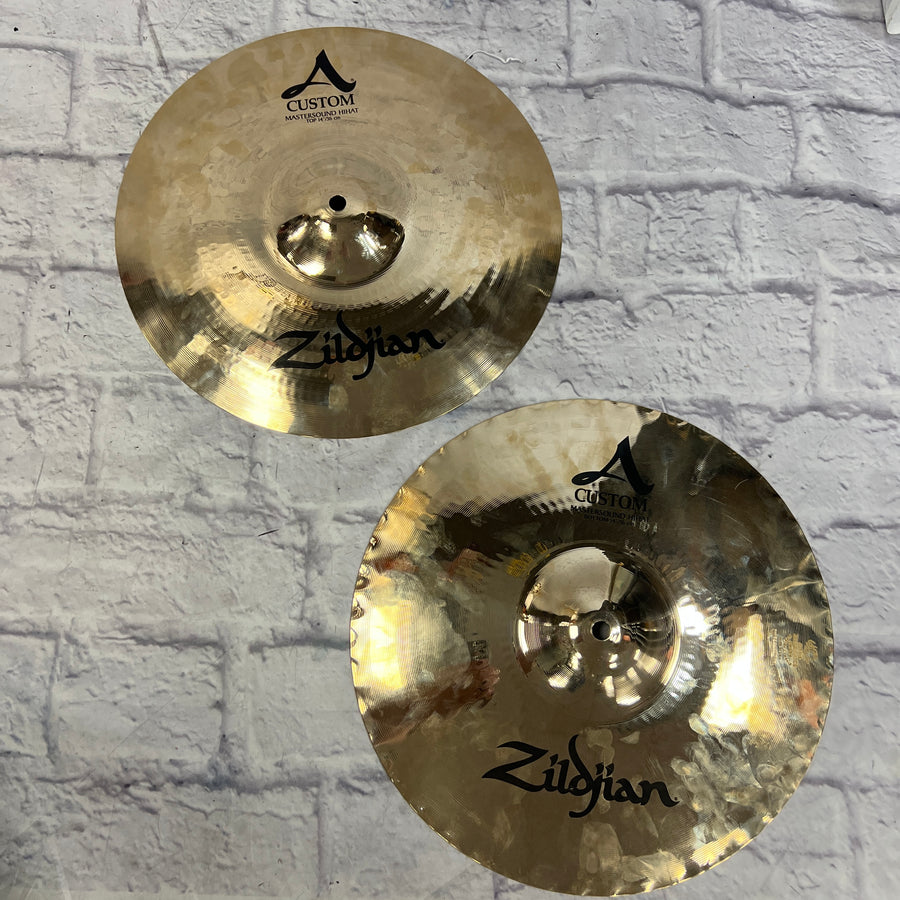 Zildjian 14 A Custom Mastersound Hi Hat Cymbal Pair