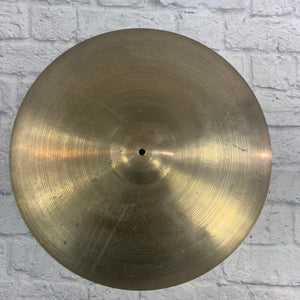 Vintage 1960's Zildjian 24 Ride Cymbal