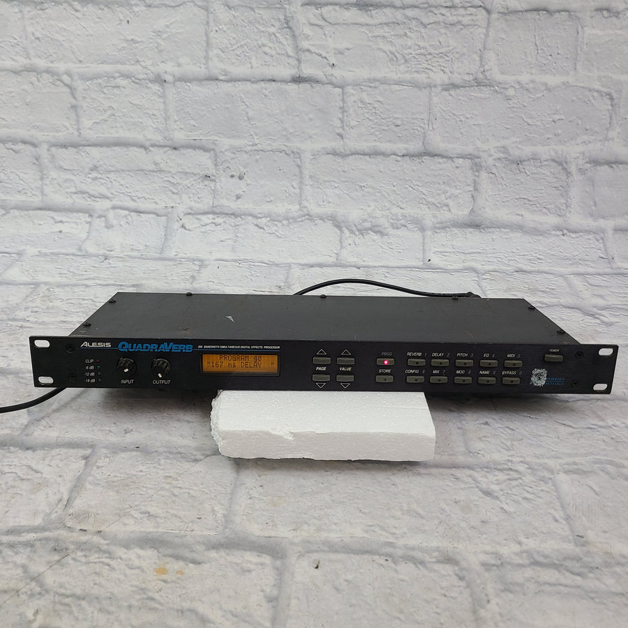 Alesis QuadraVerb 20K Bandwidth Simultaneous Digital Effects Rack Unit