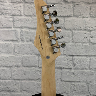 Nashville Guitar Works 135 Double Cutaway - Black, Maple Fretboard