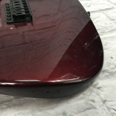 Unknown Dark Metallic Red Strat Style Body