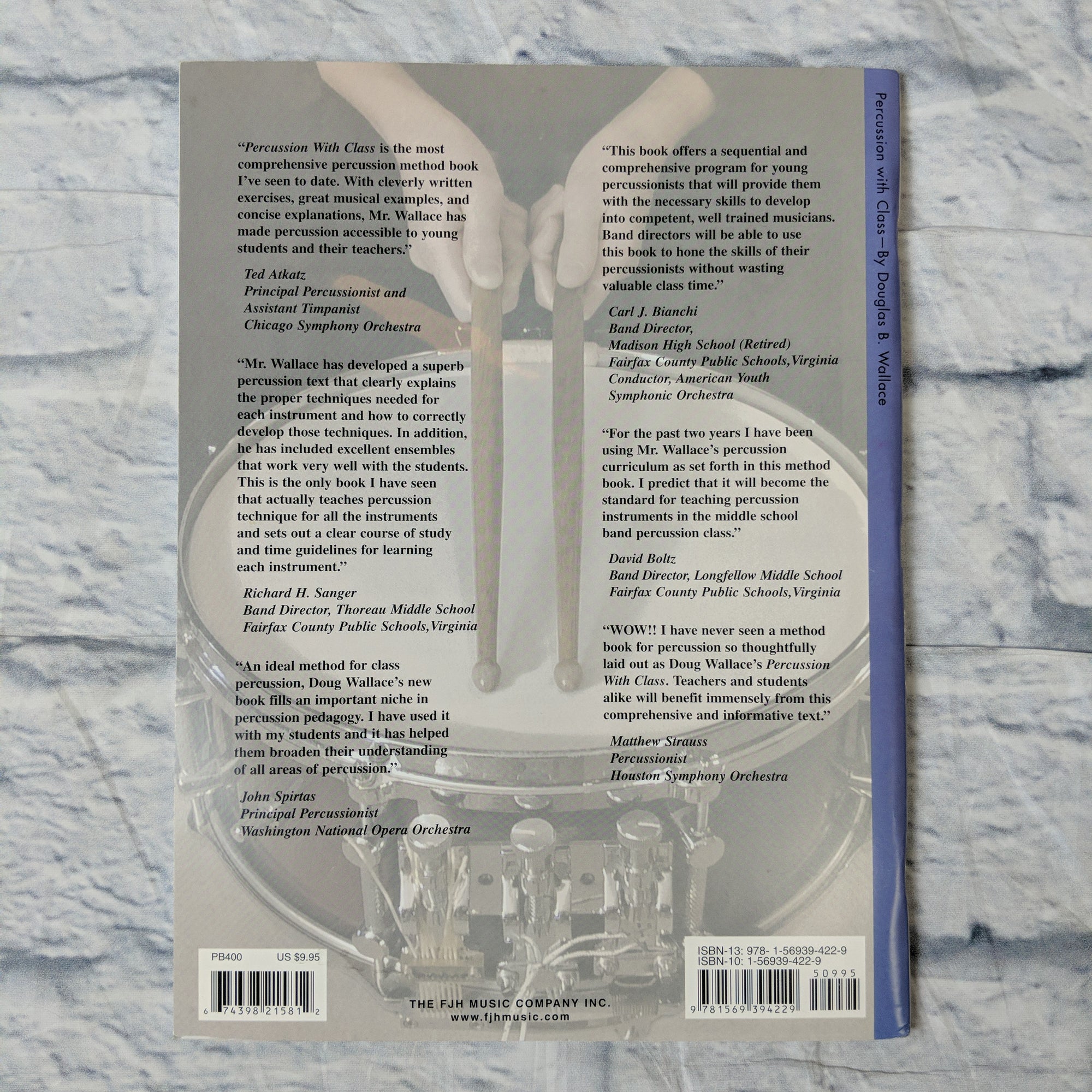 Percussion With Class - Book