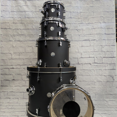 PDP Pacific Drums & Percussion 5pc Concept Maple Satin Black Drum Kit