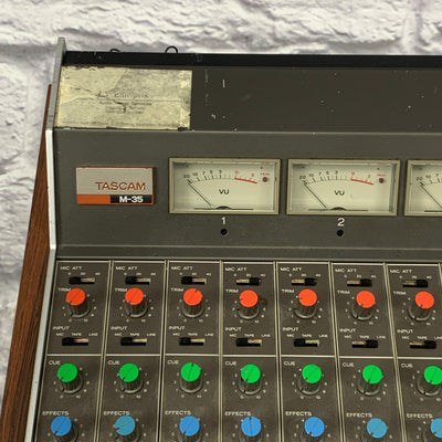 Vintage Tascam TEAC M-35 Mixing Console w/ Road Case