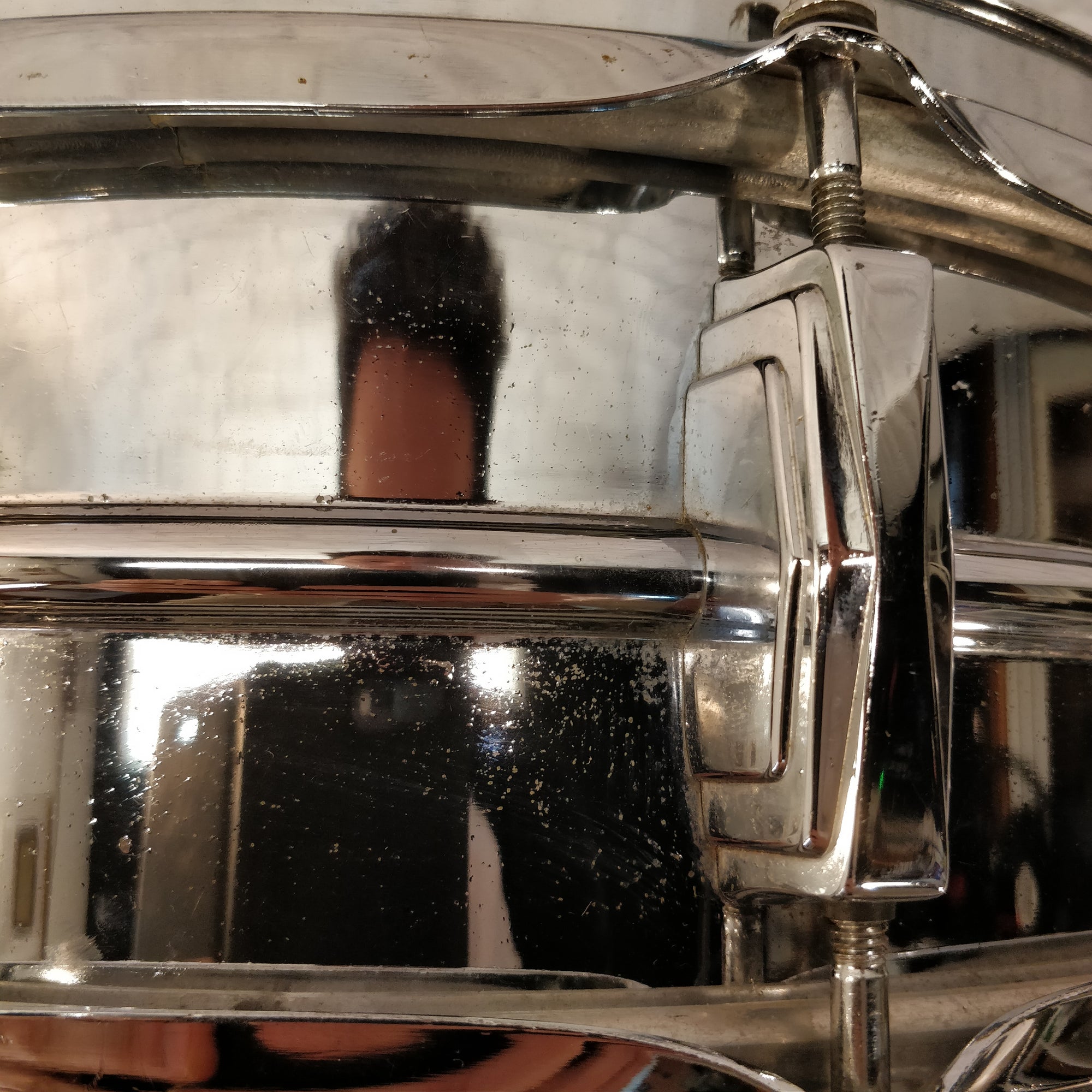 1976 Ludwig 14x5 Supraphonic Chrome Aluminum Snare Drum
