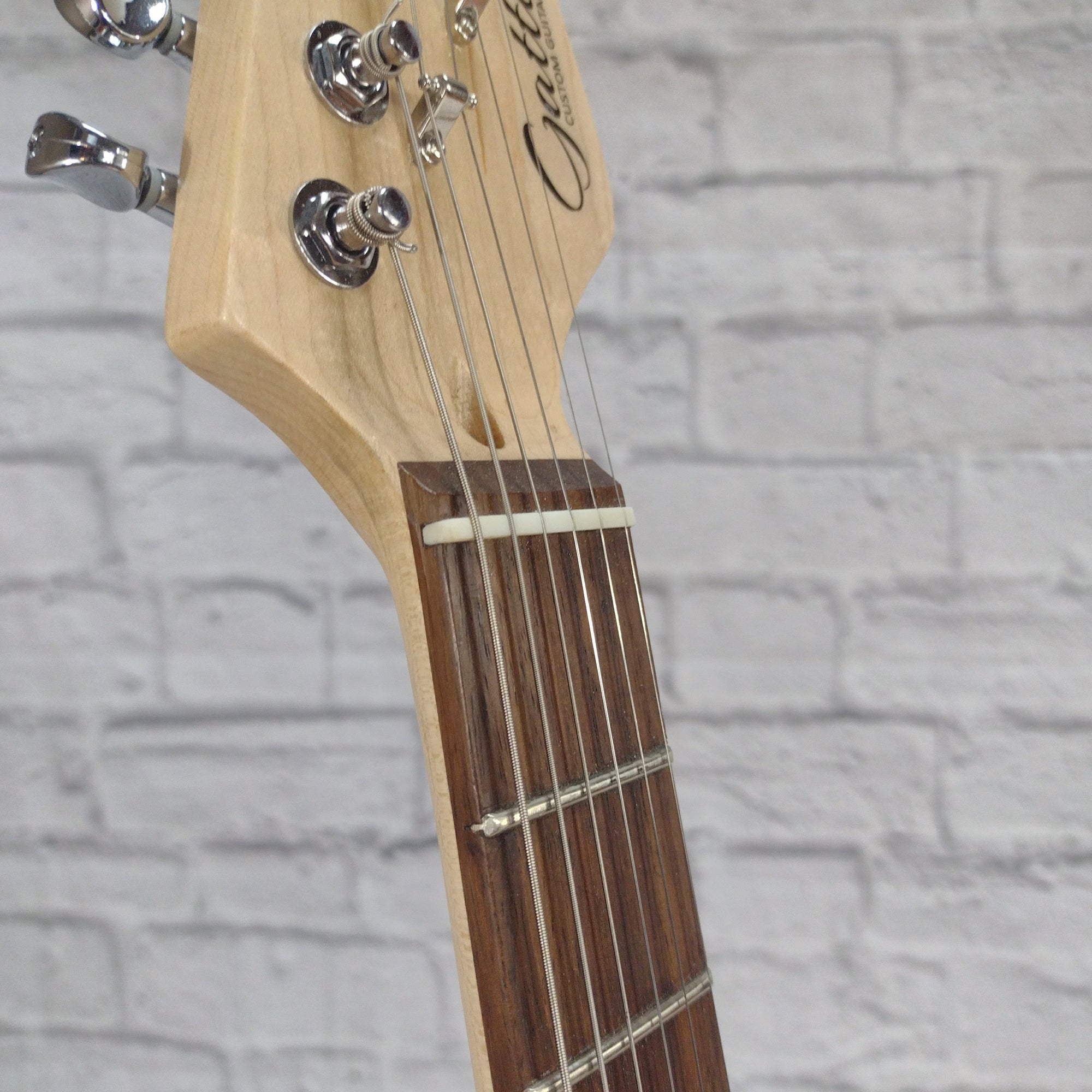 Gatto Strat Style Candy Blue EMG Electric Guitar