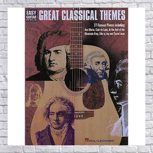Hal Leonard Great Classical Themes for Easy Guitar Tab Book