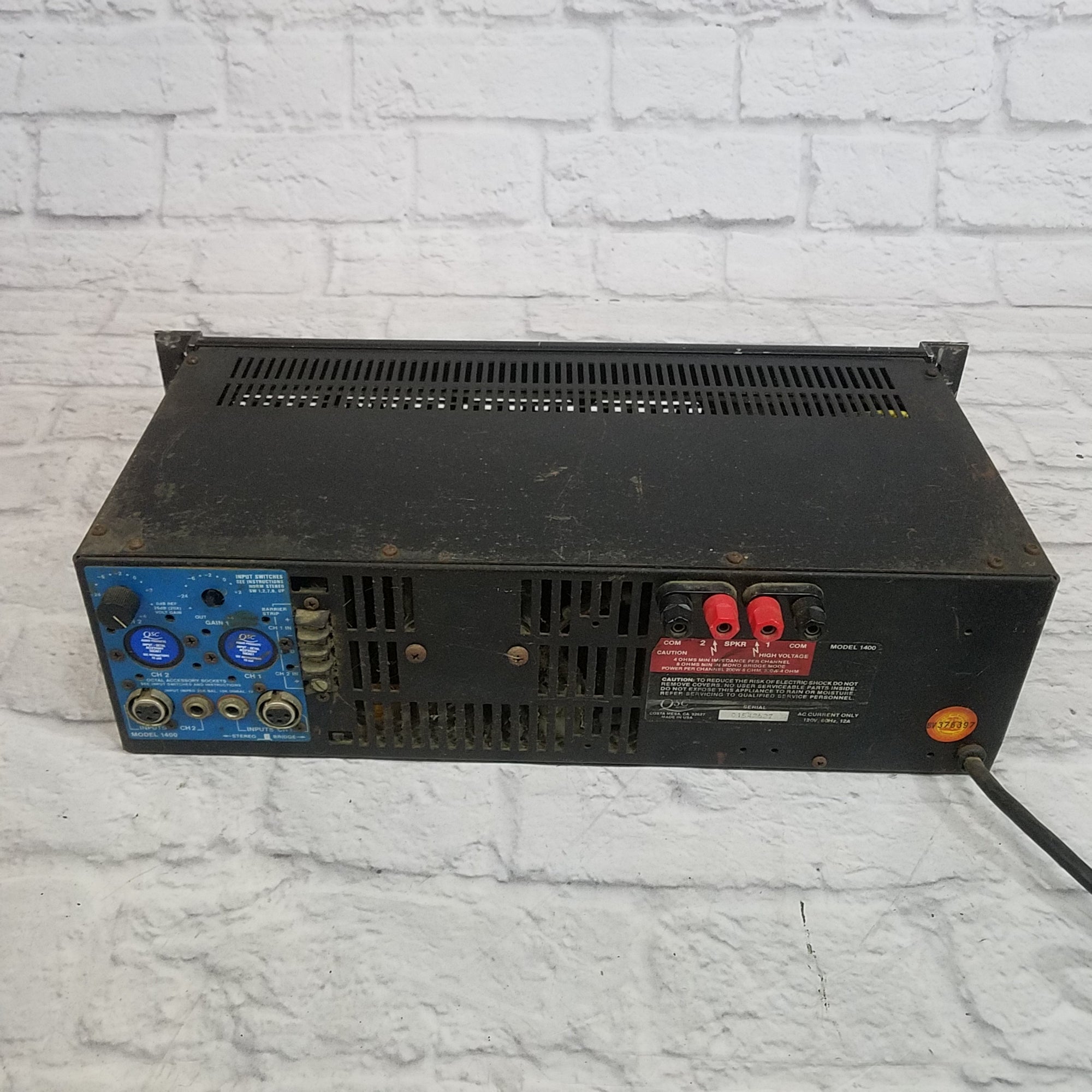 QSC Model 1400 Power Amplifier