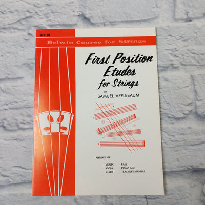 Belkwin Course For Strings First Position Etudes for strings - Violin
