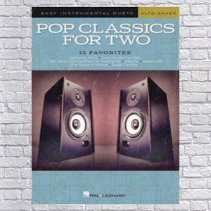 Pop Classics for Two Alto Saxophones - (Paperback)