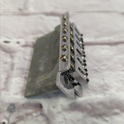 Unknown Stratocaster Tremolo Bridge Block with Saddles